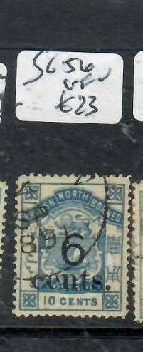 NORTH BORNEO ARMS  6C/24C   SG 56  VFU    P0507B  H