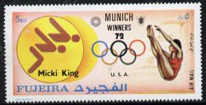 Fujeira 1972 Diving (Micki King) from Olympic Winners set...