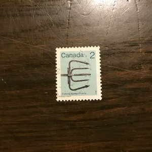 CANADA Scott 918 Used - 2¢ Fishing Spear (6) - NH, Superb