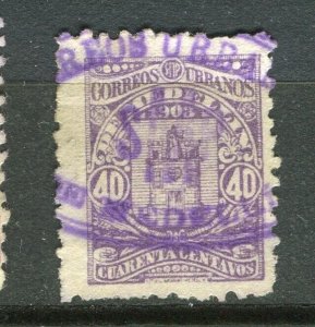 COLOMBIA; PRIVATE LOCAL POST Company issue 1903 Medellin 40c. used