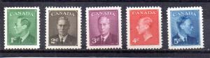 Canada 289-293 MNH