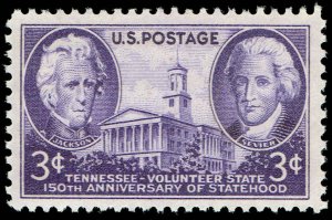 Scott # 941 - 1946 - ' Jackson, Sevier & Capitol Building '