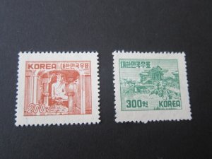 Korea 1982 Sc 186A-B MH