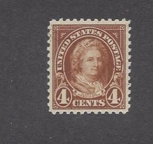 United States, 556, 4c M.Wasington Brown VF Single,**MNH**