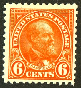 U.S. #558 MINT OG HR