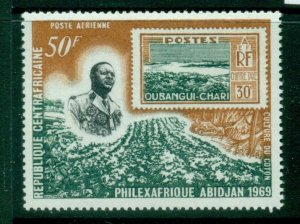 Central African Republic 1969 Philexafrique MUH