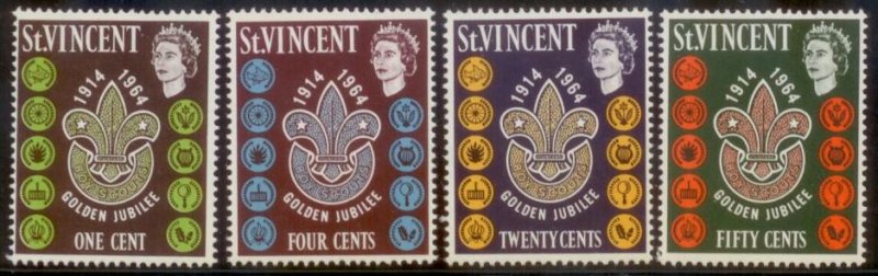 St. Vincent 1964 SC# 216-9 MNH  L88