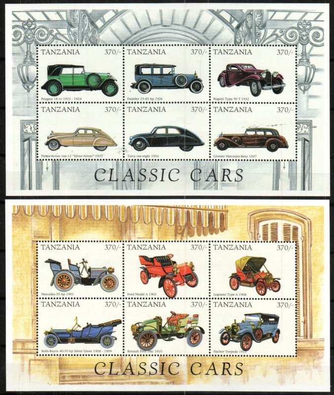 Tanzania 1999 Classic Cars Series