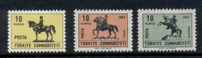 Turkey 1967 Ataturk Statur MLH