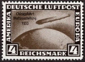 1933, Germany, Graf Zeppelin, MNH, REPRINT, Sc C45