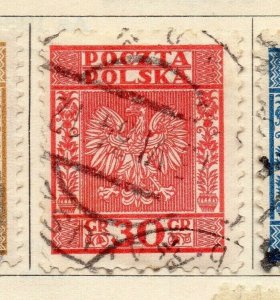 Poland 1932-33 Early Issue Fine Used 30gr. NW-192008