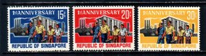 Singapore #73-75  Mint  Scott $4.25