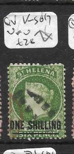 ST HELENA  (PP1901B) QV 1/-/6D SG 17  VFU