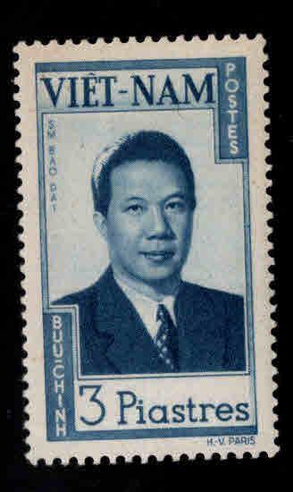 Vietnam Scott 9 MH* Bao-Dai stamp 1951