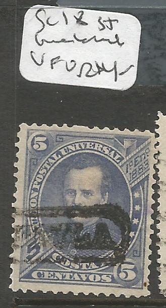 Costa Rica SC 18 Straight Line Cancel VFU (2cje)