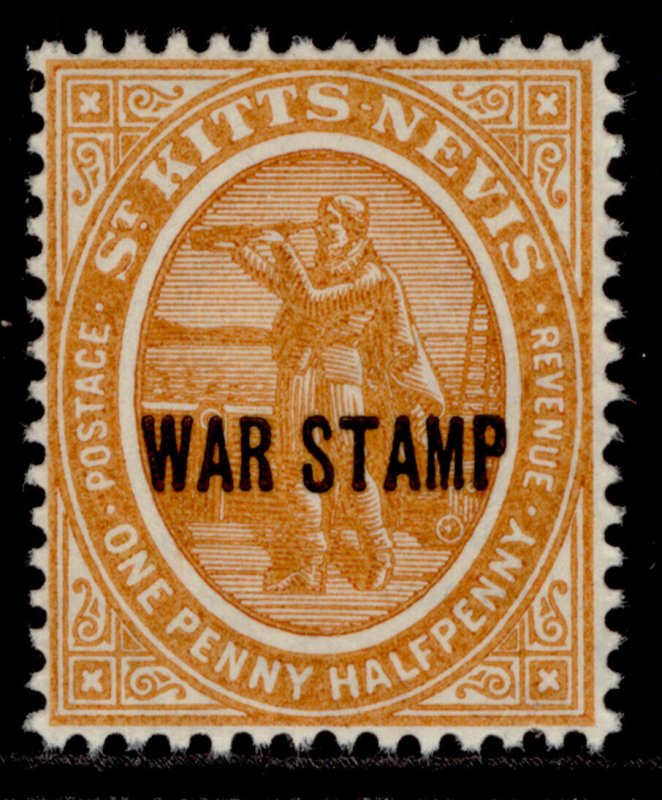 ST KITTS-NEVIS GV SG23, 1½d orange, NH MINT.