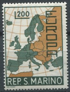 San Marino Sc#664 MNH, 200L sl grn & brn, Europa (C.E.P.T.) (1967)