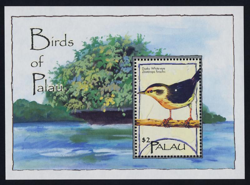 Palau 792 MNH Birds, Dusky White-eye