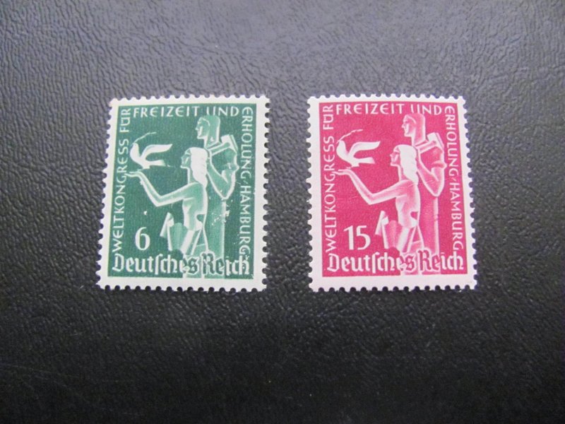 GERMANY 1936 MNH SC# 477-8 ALLEGORY $18 (112)