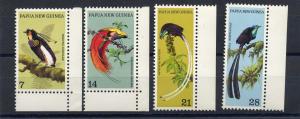 Papua New Guinea Scott 365-68 MNH! Birds!