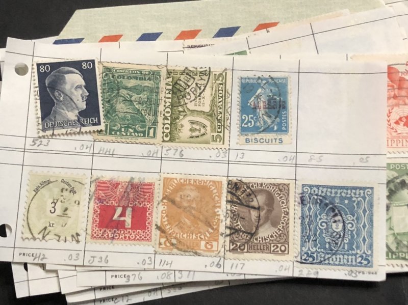 W.W. Stamps Very Nice New Zealand & Lots of Mint India + Very Old U.S