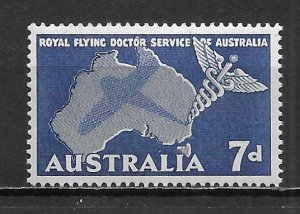 Australia 305 Flying Doctors single MNH (lib)