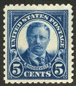 US #557 SCV $85.00 VF/XF JUMBO mint never hinged, large margins, super color,...