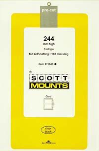 Scott Mounts Black,182/244 mm  (pkg 3) (01041B)