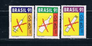 Brazil 2309-11 MNH set  Fight against drugs (B0353)