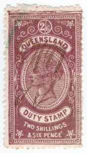 (I.B) Australia - Queensland Revenue : Stamp Duty 2/6d