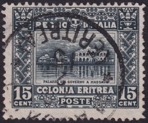 Eritrea 1910 #47 vf u vf; 15c Slate