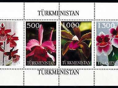 [79947] Turkmenistan Local Issue  Flora Flowers Blumen Orchids Sheet MNH