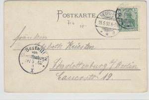 German Postal History Stamps Postcard Ref: R4973