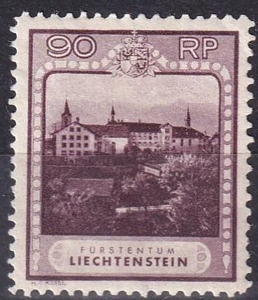 Liechtenstein #104 F-VF Unused  CV $105.00  Z683