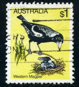 Australia - Scott #739 - $1 - Western Magpie - Used