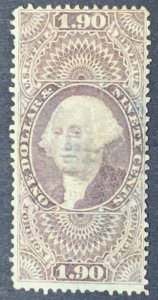 USA REVENUE STAMP 1863.  $1.90. SCOTT#R80c   FINE AND SCARCE