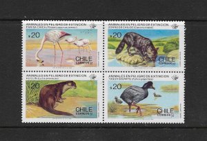 BIRDS - CHILE #693 ENDANGERED WILDLIFE   MNH