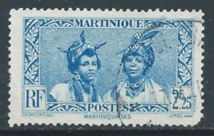 Martinique #167 Used 2.25fr Martinique Women