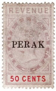 (I.B) Malaya States Revenue : Perak Duty 50c