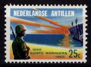 Netherlands Antilles 1965 Tercentenary of Marine Corps, 25c [Unused]
