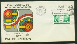 MEXICO C332, INTL TELECOMMUNICATIONS PLAN CONFERENCE. FDC VF. (128)