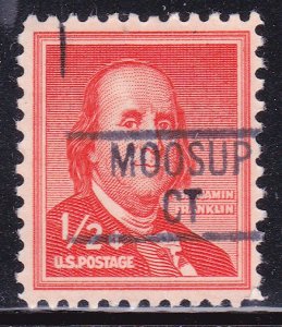 Precancel - Moosup, CT - PSS 839