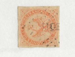 French Colonies Sc #5  40c used in Martinique thins o/w fine condition