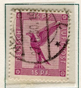 GERMANY; 1926 early Airmail issue fine used 15pf. value