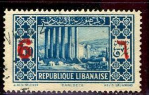 Lebanon; 1937: Sc. # 147: Used Single Stamp