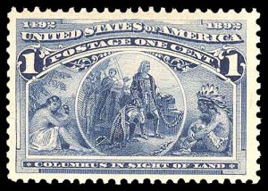 U.S. COLUMBIAN ISSUE 230  Mint (ID # 89909)