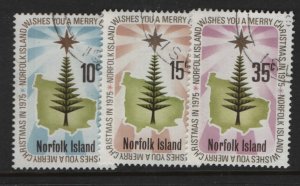 NORFOLK ISLANDS 187-189  USED  SET