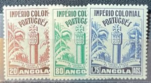 Angola, 1938, SC 292-294,  MNH, Complete Set