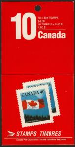 Canada 1169b Booklet BK124 MNH Flag over Mountains