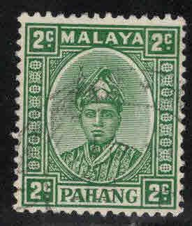 MALAYA-Pahang Scott 30A Used 1941 Deep Green color